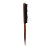 Madera Sólida tres filas de peine para el cabello cerdas de jabalí peine para el cabello cabello rizado forma esponjosa peine cola puntiaguda herramientas de belleza maquillaje en stock