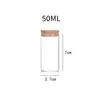 Botella de Tubo de Vidrio de Borosilicato Alto de 37 mm con Tapón de Corcho, Botella de Vidrio, Botella de Tubo de Ensayo, Botella para Té de Flores, Botella para Cordyceps, Botella para Cápsulas, Botella de Vino, Botella de Embalaje