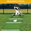 La Alfombrilla de Lanzamiento de Softbol y Béisbol Portátil Antideslizante Más Vendida de Amazon Placa de Goma Alfombrilla de Bateo para Lanzador de Béisbol Alfombrilla de Bateo de Softbol