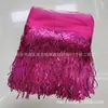 Renda com Franjas de Lantejoulas Folha 20cm de Largura Tassel Lace Franja de Renda para Fantasias de Dança Latina Acessórios de Renda DIY Renda