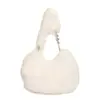 Bolso de Felpa de Gama Alta para Mujer 2025 Nuevo de Moda Versátil Bolso de Mano Bolso de Felpa para la Axila Bolso de Hombro Único Tipo Dumpling