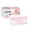 Forma de Gelo Kt Caixa de Armazenamento de Gelo com Tampa Grande Capacidade Fofa Geladeira Silicone de Qualidade Alimentar Artefato para Fazer Gelo Sanrio com Tampa