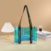 Bolsa Láser de PVC Personalizada Regalo de Alta Gama Compañero de Regalo Bolsa de Regalo Bolso de Mensajero Láser de Moda Bolsa de Compras con Logo Impreso