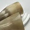 Chifre amarelo chifre de iaque branco tubo de estação tubo raspador chifre ventosaterapia atacado ornamentos de meridianos artesanato fabricantes de cuidados com a saúde