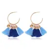 Pendientes Transfronterizos Estilo Étnico Bohemio Lentejuelas Pendientes Largos con Borlas Moda Caliente de Amazon Pendientes Creativos