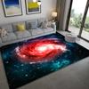 Alfombra Universo Planeta Visión 3D Transfronteriza Amazon Alfombra Sala de Estar Alfombra Sofá Mesa de Centro Alfombra Dormitorio Mesita de Noche Mancha