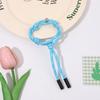 Novo Miumiu Miu Mesmo Estilo Corda Trançada Personalidade Criativa Ajustável Corda de Pulso Acessórios Chaveiro Cordão