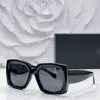 Gafas de Sol Cuadradas de Diseñador de Lujo para Mujer Hoja Personalizadas Grandes Retro Protección UV400 Populares 5435