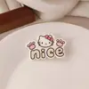 Pinza para el pelo de gato linda Pinza japonesa Dulce y suave Linda Versátil Estilo girly Pinza de pico de pato lateral Accesorios para el pelo