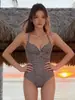 Traje de baño conservador de una pieza estilo 2026 para mujer, que oculta el abdomen y estiliza, adecuado para playa, vacaciones y aguas termales [Disponible para Dropshipping]