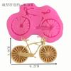 Molde de Silicona para Modelado de Bicicleta Hecho a Mano Molde para Pastel de Doblez Herramienta de Doblez para Dulces Herramienta Decorativa Molde para Pastel Otro No