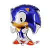 Sonic el Erizo Globo Carat Forma de Sonic Boy Dibujo Animado Arreglo para Fiesta de Cumpleaños Infantil Globo Venta al por Mayor