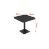 Mesa y silla de bar de bistró de estilo industrial, barra transparente, mesa de comedor musical, asiento de tarjeta, sofá, barbacoa, tienda, cafetería, sofá comercial