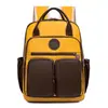 Mochila Casual 2026 Verão Nova Grande Capacidade Simples para Aluno do Ensino Fundamental Bolsa Escolar Leve Tecido PU Mochila de Viagem
