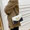 Bolsas Comercio Exterior Al por Mayor Bolsa Diseño de Nicho Transfronterizo Cadena Bolso Cruzado Cuadrado Borla Lentejuela Bolso para Teléfono Móvil Bolso Pequeño para Mujer