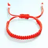 Pulseira Ano do Cavalo 2026, Pulseira de Fio Vermelho Artesanal do Ano Zodiacal, Pulseira de Corda de Dragão, Pulseira Trançada com Nó de Dragão Atacado