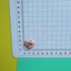Accesorios de resina con lazo rosa en forma de corazón, pegamento en crema para fundas de teléfono, materiales para horquillas, materiales para parches de zapatos tipo zueco.