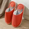 Pantuflas de oso para invitados en casa estilo coreano, suela suave para interior, zapatos caseros ligeros y transpirables, adecuados para todas las estaciones, lino, para parejas, hombres y mujeres, viajes