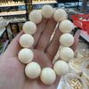 Escultura de frutas de marfim com contas Pulseira de contas redondas de 20 mm Pulseira de frutas Bodhi DIY Acessórios fofos super fofos Acessórios portáteis