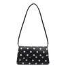 Bolso Simple de Lunares de Moda 2026 Fresco de Verano Nueva Llegada Bolso de Hombro Grande Capacidad Bolso Pequeño Cuadrado de Mano Moda para Mujer