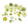 Estilo múltiple simulado, multicolor, artículos variados de liquidación, materiales para accesorios de decoración de guirnalda de flores para horquillas DIY, coche de bodas