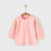 Top Cálido de Velour para Bebé Ropa Interior de Invierno para Niños Ropa Interior de Manga Larga Camiseta Básica para Bebé Pijama sin Huesos