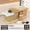 Cama de Lavado de Cabello para Barberías de Exportación Transfronteriza, Cama de Vapor con Circulación de Agua Especializada con Calentador de Agua, Cama Todo en Uno para Masaje de Belleza y Limpieza de Oídos
