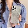 Funda con lazo de purpurina coreano para Apple Pro Max de 16 pulgadas, transparente, para iPhone 15, 14/13