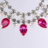 Cross-border Novo Personalizado Multi-camadas Cristal Gota de Água Colar Corrente Moda All-match Diamante Clavícula Cadeia Colar colar