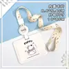 Porta-Cartão Horizontal Divertido de Filhote de Cachorro Cartão de Refeição Estudantil do Campus Cartão de Acesso Bolsa Capa Protetora para Cartão de Retirada de Criança Pequena e Idoso
