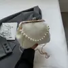 Moda Otoño 2025 Nuevo Bolso Cruzado de Hombro Único Simple Moderno Bolso de Mano con Forma de Concha Bolso de Terciopelo Peludo para Mujer