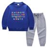 Nova Coleção Primavera e Outono 2026 Roupas Infantis Transfronteiriças Desenho Animado Conjunto de Duas Peças Roupa de Algodão com Manga Longa para Bebê