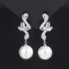 Nuevo Huabi Joyería 2023 Base de Cobre Chapado en Oro Perla de Fritillary Moda Casual Set 14mm