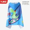 Toalha de Banho Infantil de Secagem Rápida Toalha de Banho para Natação Toalha Absorvente Poncho Roupão Vestível Banho Fonte Termal Toalha de Praia Portátil