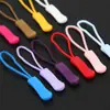 Cabezal de cremallera desmontable cremallera de oruga inyección pp deslizamiento mochila billetera chaqueta de plumón colgante pequeño accesorios de equipaje