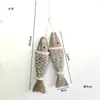 Decoração Pendurada de Peixe Criativa Retro Nórdica Mediterrânea Americana para Pousadas, Decoração de Parede de Restaurante, Peça Pendurada para Decoração de Parede de Casa