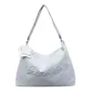 Bolsa de Lona Casual para Mujer 2026 Nuevo Estilo Coreano Bolsa de Hombro de Gran Capacidad para Estudiantes que Van a Clase Bolso Cruzado