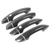Adecuado para BYD Qin Plus cubierta protectora de manija de puerta moldura decorativa kit de carrocería pequeño modificación de coche fibra de carbono