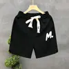 Verano Nuevo Pantalones Cortos Americanos para Hombre Marca de Moda Diseño Delgado Sentido del Diseño Nicho Sueltos Deportivos Casuales Transfronterizo