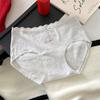 Ropa Interior Floral de Encaje para Mujeres Jóvenes Calzones de Algodón Puro Antibacteriano para Niñas Estilo Nuevo 2025 Pantalones Cortos que No Aprietan