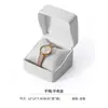 Caja Redonda Personalizada de Terciopelo Blanco de Alta Calidad para Collar Caja de Joyería Caja para Pulsera Reloj Joyería Almacenamiento Caja de Empaque para Joyería