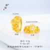 Anel de Flor Cravejado com Diamantes Estilo Pu Zuo Sifeng Feminino Luxo Leve Sensação de Alto Padrão Nicho Estilo Retrô Anel de Dedo de Alto Valor