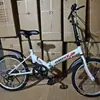 Bicicleta Plegable de 20 Pulgadas con Frenos de Disco de Velocidad Variable para Concesionarios Bmw, Audi, Land Rover, Lincoln, Bicicleta de Regalo para Viajes Urbanos