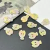 Botones coloridos pequeños de peces, mariposas, monedas, nubes, estrellas, triángulos, de dos agujeros irregulares y color degradado para ropa de niños y mujeres DIY