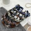 Aro para el cabello de onda de sentido avanzado para mujer, otoño e invierno, parte superior craneal alta, para lavarse la cara, tarjeta para el cabello para salir, que combina con todo, muestra el rostro pequeño, diadema, tocado