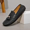Mocasines Casuales Versátiles de Piel Genuina de Moda Nueva Primavera 2026 para Hombre
