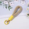 Nova Moda Versátil Corda Trançada de Pelúcia Chaveiro Cordão Simples Curto Cordão para Copo d'água Enfeites para Pendurar em Bolsas de Homem e Mulher