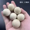 Bola redonda de madera maciza color madera original loto no porosa bola redonda bola de madera pintada accesorios hechos a mano para manualidades cuentas sueltas redondas