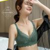 Íntimos Sexy de Encaje Sin Varillas Cómodos y Transpirables para Mujeres con Senos Pequeños, Push-Up Anticaída, Reducción de Seno Secundario, Brasier Ajustable