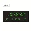 Relógio Eletrônico LED de Tela Grande de 15 polegadas Relógio de Parede Digital Calendário Perpétuo para Sala de Estar Bluetooth Chinês 3615 Novo Modelo